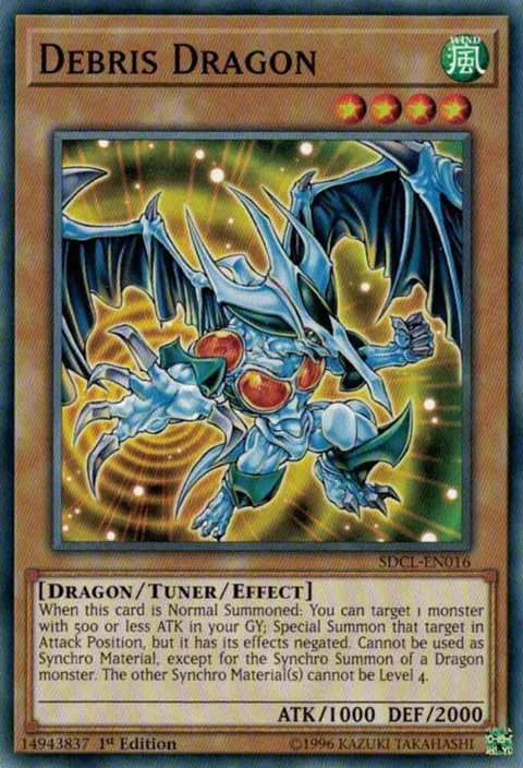 Debris Dragon SDCL-EN016 Yu-Gi-Oh card from Structure Deck: Cyberse Link