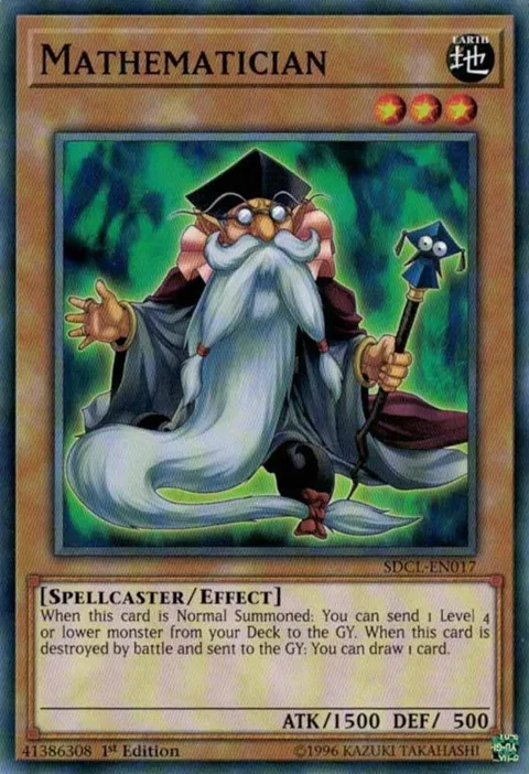 Mathematician SDCL-EN017 Yu-Gi-Oh card from Structure Deck: Cyberse Link