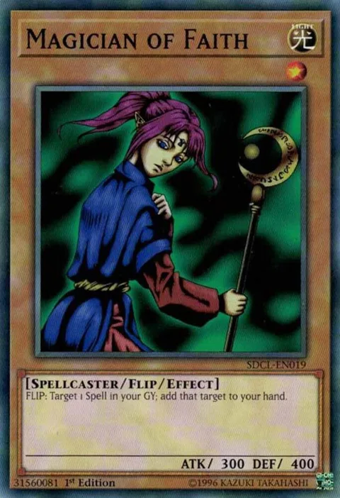 Magician of Faith SDCL-EN019 Yu-Gi-Oh card from Structure Deck: Cyberse Link