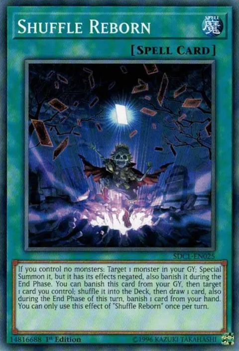 Shuffle Reborn SDCL-EN025 Yu-Gi-Oh card from Structure Deck: Cyberse Link