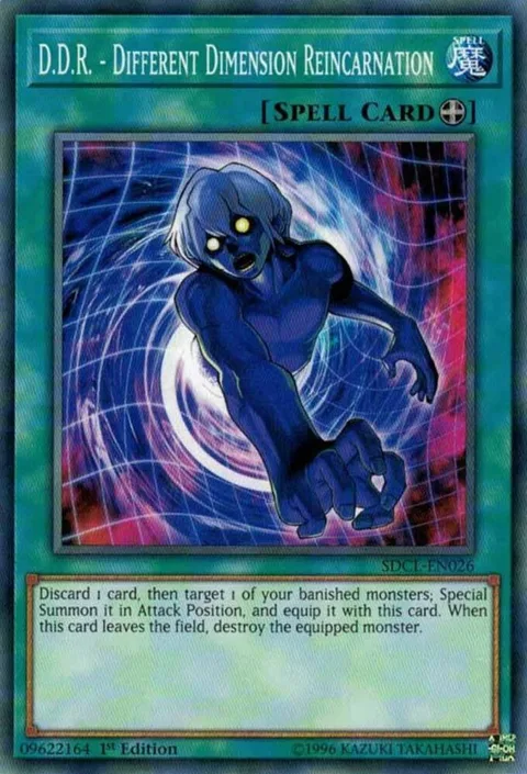 D.D.R. - Different Dimension Reincarnation SDCL-EN026 Yu-Gi-Oh card from Structure Deck: Cyberse Link