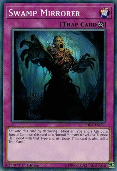 Swamp Mirrorer SDCL-EN036 Yu-Gi-Oh card from Structure Deck: Cyberse Link