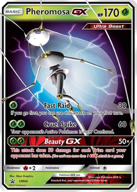 Pheromosa GX #SM66 Holofoil Pokémon card from SM Promos