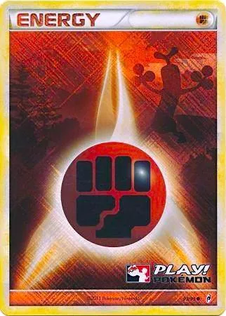 Fighting Energy - 93/95 Play! Pokemon #093/095 Holofoil Pokémon card from League & Championship Cards
