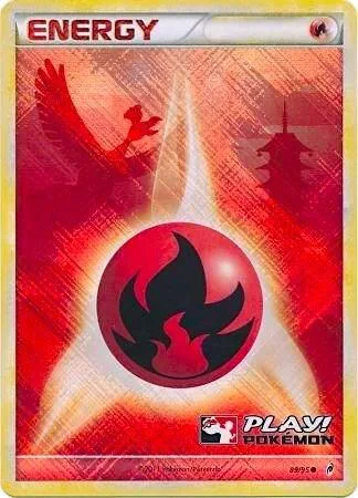 Fire Energy - 89/95 Play! Pokemon #089/095 Holofoil Pokémon card from League & Championship Cards