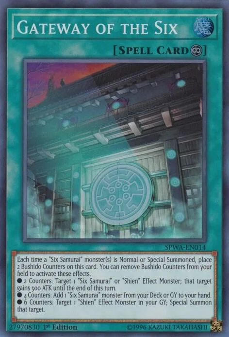 Gateway of the Six SPWA-EN014 Yu-Gi-Oh card from Spirit Warriors