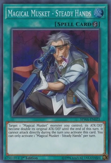 Magical Musket - Steady Hands SPWA-EN023 Yu-Gi-Oh card from Spirit Warriors