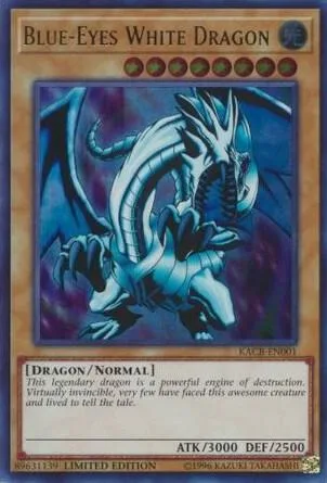 Blue-Eyes White Dragon KACB-EN001 Yu-Gi-Oh card from Collector's Boxes