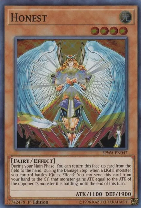Honest SPWA-EN047 Yu-Gi-Oh card from Spirit Warriors