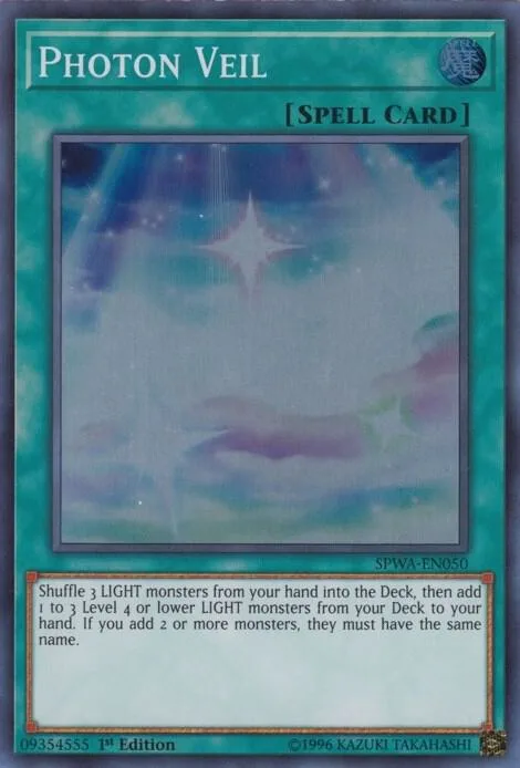 Photon Veil SPWA-EN050 Yu-Gi-Oh card from Spirit Warriors