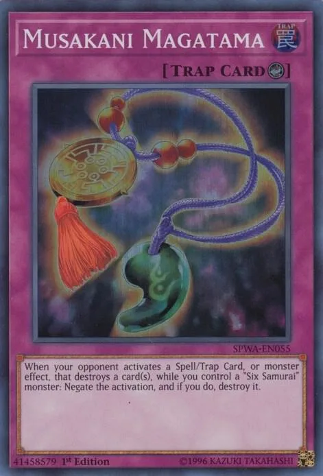 Musakani Magatama SPWA-EN055 Yu-Gi-Oh card from Spirit Warriors