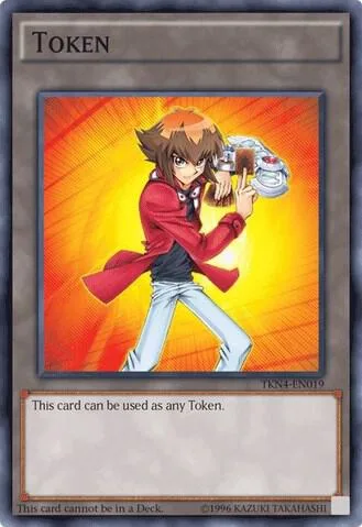 Token: Jaden Yuki TKN4-EN019 Yu-Gi-Oh card from Yu-Gi-Oh! Tokens