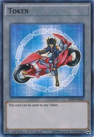 Token: Yusei Fudo TKN4-EN025 Yu-Gi-Oh card from Yu-Gi-Oh! Tokens