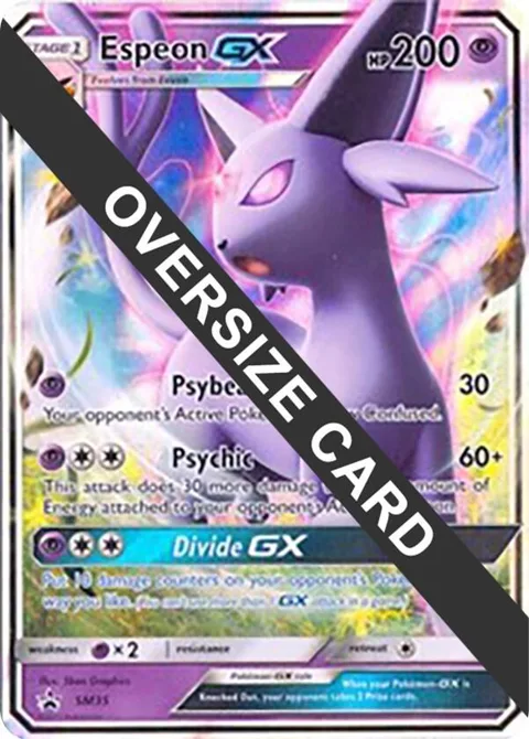 Espeon GX - SM35 SM Black Star Promos #SM35 Holofoil Pokémon card from Jumbo Cards