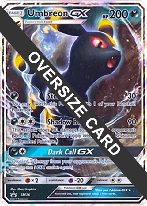 Umbreon GX #SM36 Holofoil Pokémon card from Jumbo Cards