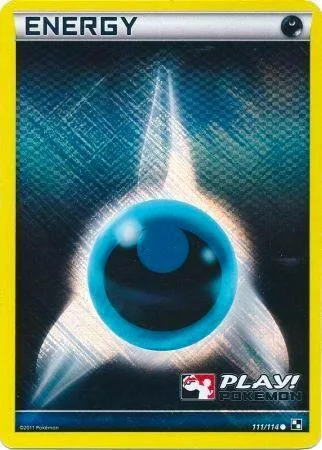 Darkness Energy - 111/114 Play! Pokemon #111/114 Holofoil Pokémon card from League & Championship Cards