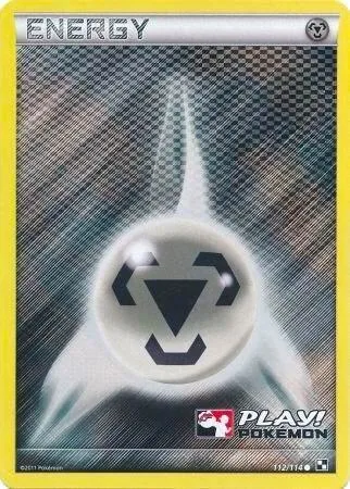 Metal Energy - 112/114 Play! Pokemon #112/114 Holofoil Pokémon card from League & Championship Cards