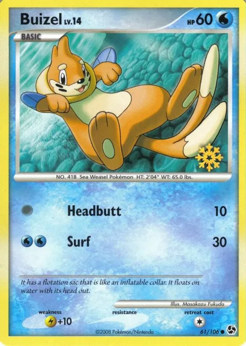 Buizel - 61/106 #061/106 Pokémon card from Countdown Calendar Promos