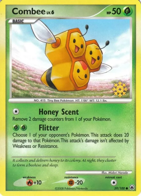 Combee - 59/100 #059/100 Pokémon card from Countdown Calendar Promos