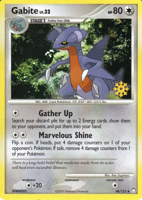 Gabite - 48/123 #048/123 Pokémon card from Countdown Calendar Promos