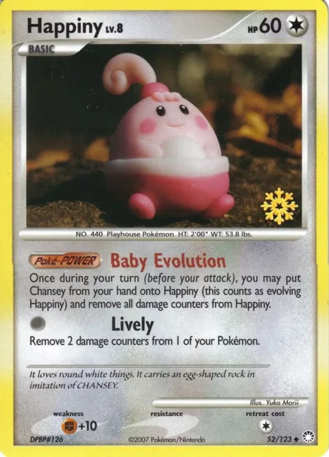 Happiny - 52/123 #052/123 Pokémon card from Countdown Calendar Promos