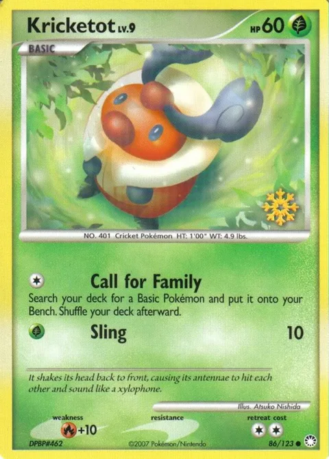 Kricketot - 86/123 #086/123 Pokémon card from Countdown Calendar Promos