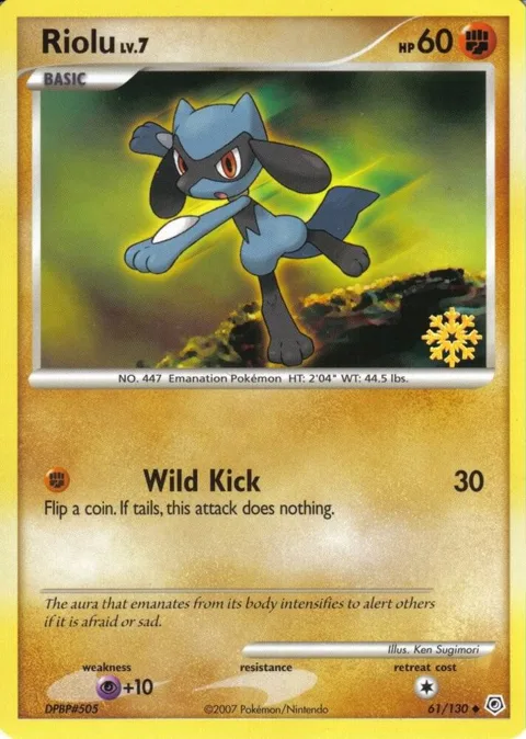 Riolu - 61/130 #061/130 Pokémon card from Countdown Calendar Promos