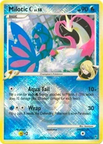 Milotic C - 35/147 League Promo #035/147 Reverse Holofoil Pokémon card from League & Championship Cards