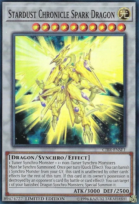 Stardust Chronicle Spark Dragon CIBR-ENSE1 Yu-Gi-Oh card from Circuit Break