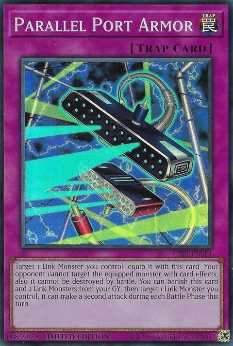Parallel Port Armor CIBR-ENSE4 Yu-Gi-Oh card from Circuit Break