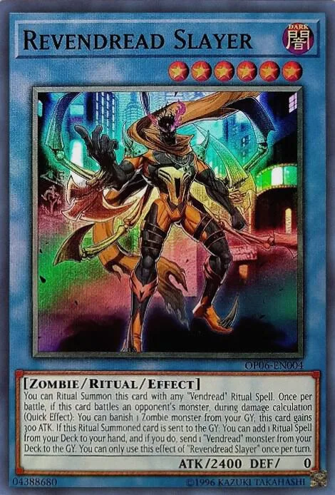 Revendread Slayer OP06-EN004 Yu-Gi-Oh card from OTS Tournament Pack 6