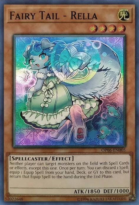 Fairy Tail - Rella OP06-EN005 Yu-Gi-Oh card from OTS Tournament Pack 6