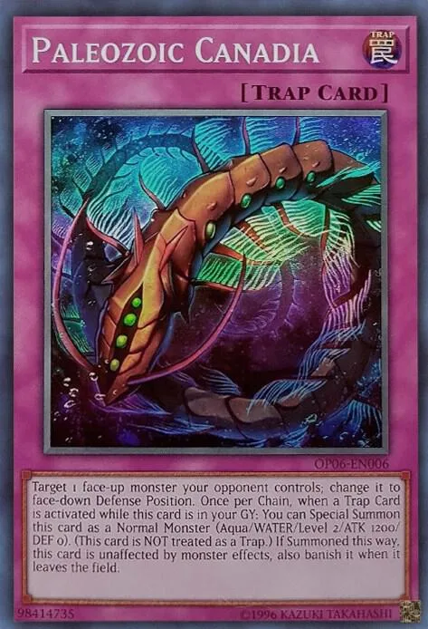 Paleozoic Canadia OP06-EN006 Yu-Gi-Oh card from OTS Tournament Pack 6