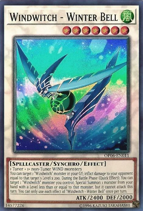 Windwitch - Winter Bell OP06-EN011 Yu-Gi-Oh card from OTS Tournament Pack 6