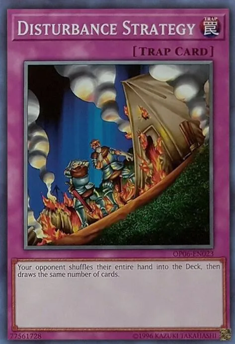 Disturbance Strategy OP06-EN023 Yu-Gi-Oh card from OTS Tournament Pack 6