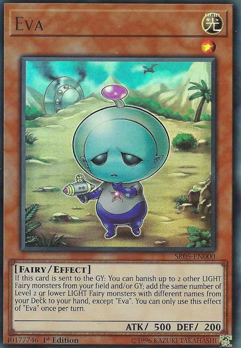 Eva SR05-EN000 Yu-Gi-Oh card from Structure Deck: Wave of Light