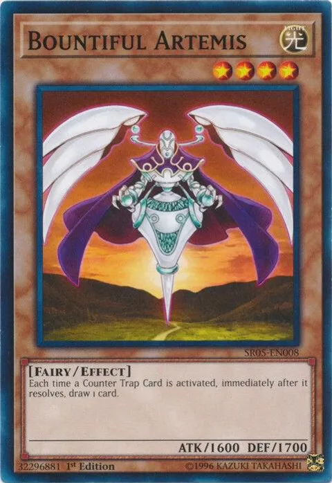 Bountiful Artemis SR05-EN008 Yu-Gi-Oh card from Structure Deck: Wave of Light