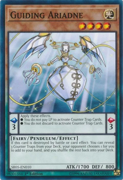 Guiding Ariadne SR05-EN010 Yu-Gi-Oh card from Structure Deck: Wave of Light
