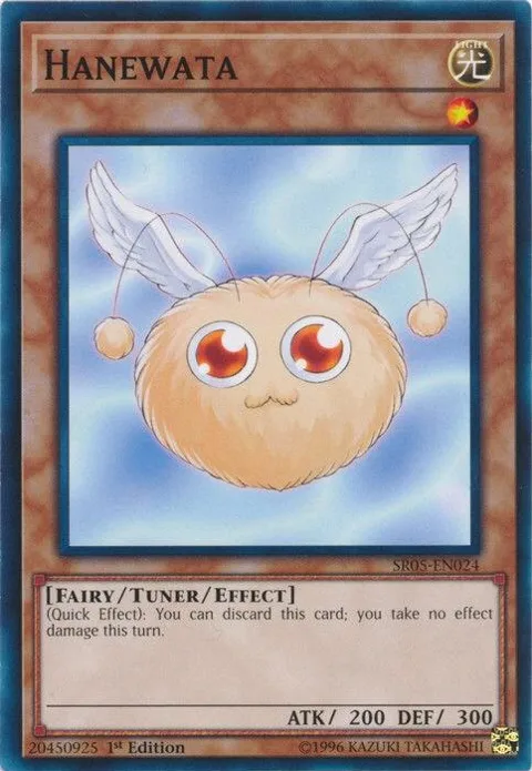 Hanewata SR05-EN024 Yu-Gi-Oh card from Structure Deck: Wave of Light