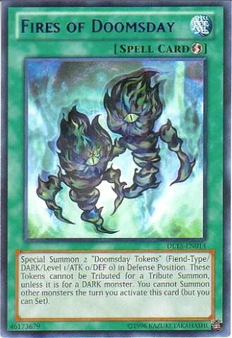 Fires of Doomsday Purple DL15-EN014 Yu-Gi-Oh card from Duelist League Promo