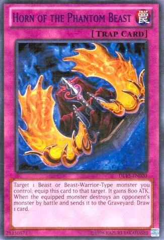 Horn of the Phantom Beast Purple DL15-EN020 Yu-Gi-Oh card from Duelist League Promo