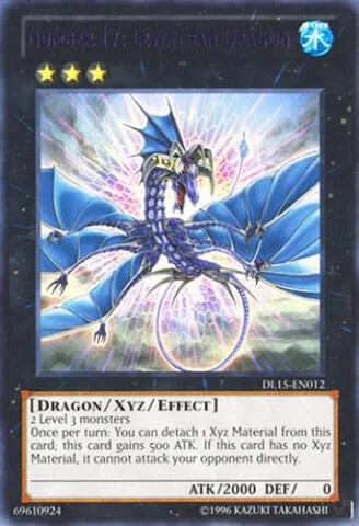Number 17: Leviathan Dragon Purple DL15-EN012 Yu-Gi-Oh card from Duelist League Promo