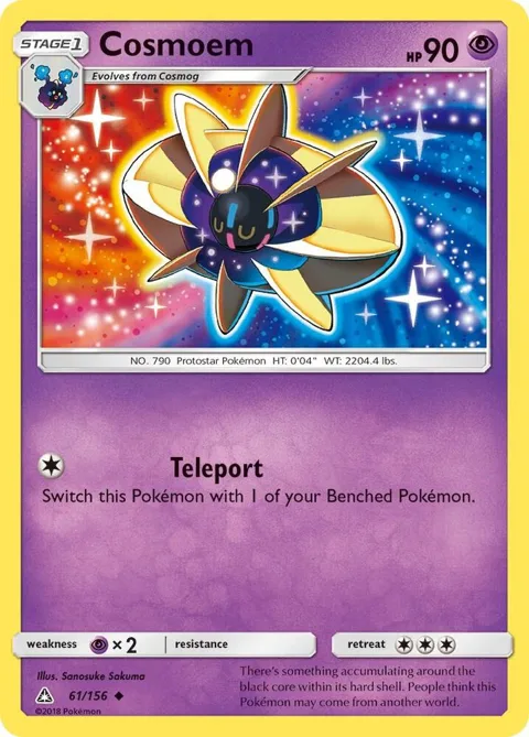 Cosmoem #61/156 Reverse Holofoil Pokémon card from SM - Ultra Prism