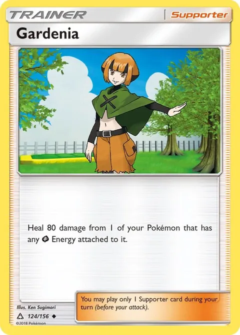 Gardenia #124/156 Pokémon card from SM - Ultra Prism