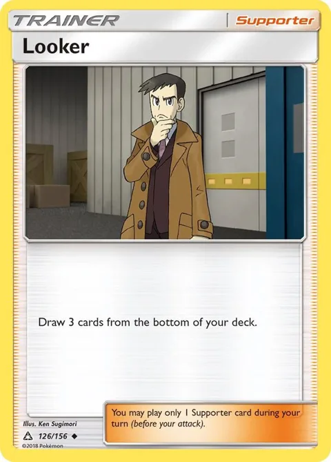 Looker #126/156 Pokémon card from SM - Ultra Prism