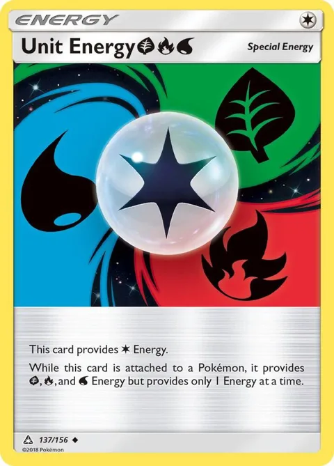 Unit Energy GRW #137/156 Pokémon card from SM - Ultra Prism