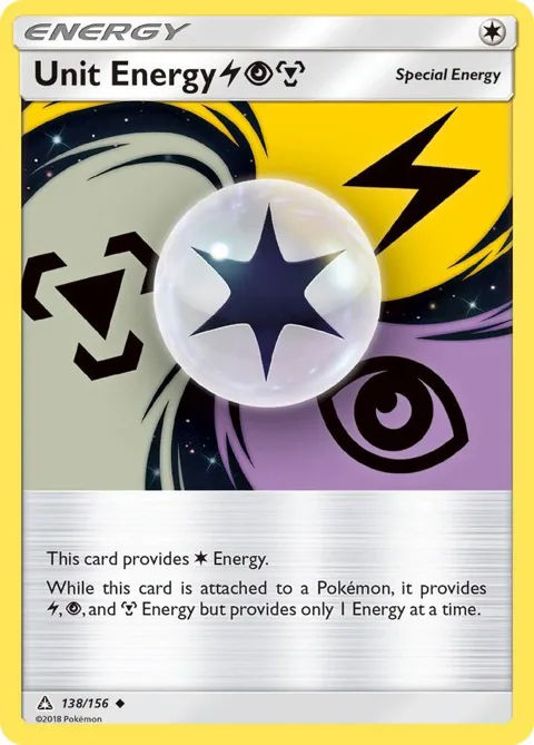 Unit Energy LPM #138/156 Pokémon card from SM - Ultra Prism