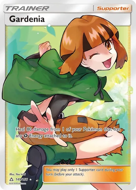 Gardenia Full Art #149/156 Holofoil Pokémon card from SM - Ultra Prism