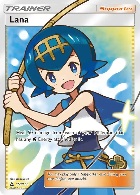 Lana Full Art #150/156 Holofoil Pokémon card from SM - Ultra Prism