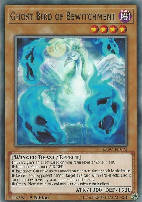 Ghost Bird of Bewitchment EXFO-EN032 1st Edition Yu-Gi-Oh card from Extreme Force